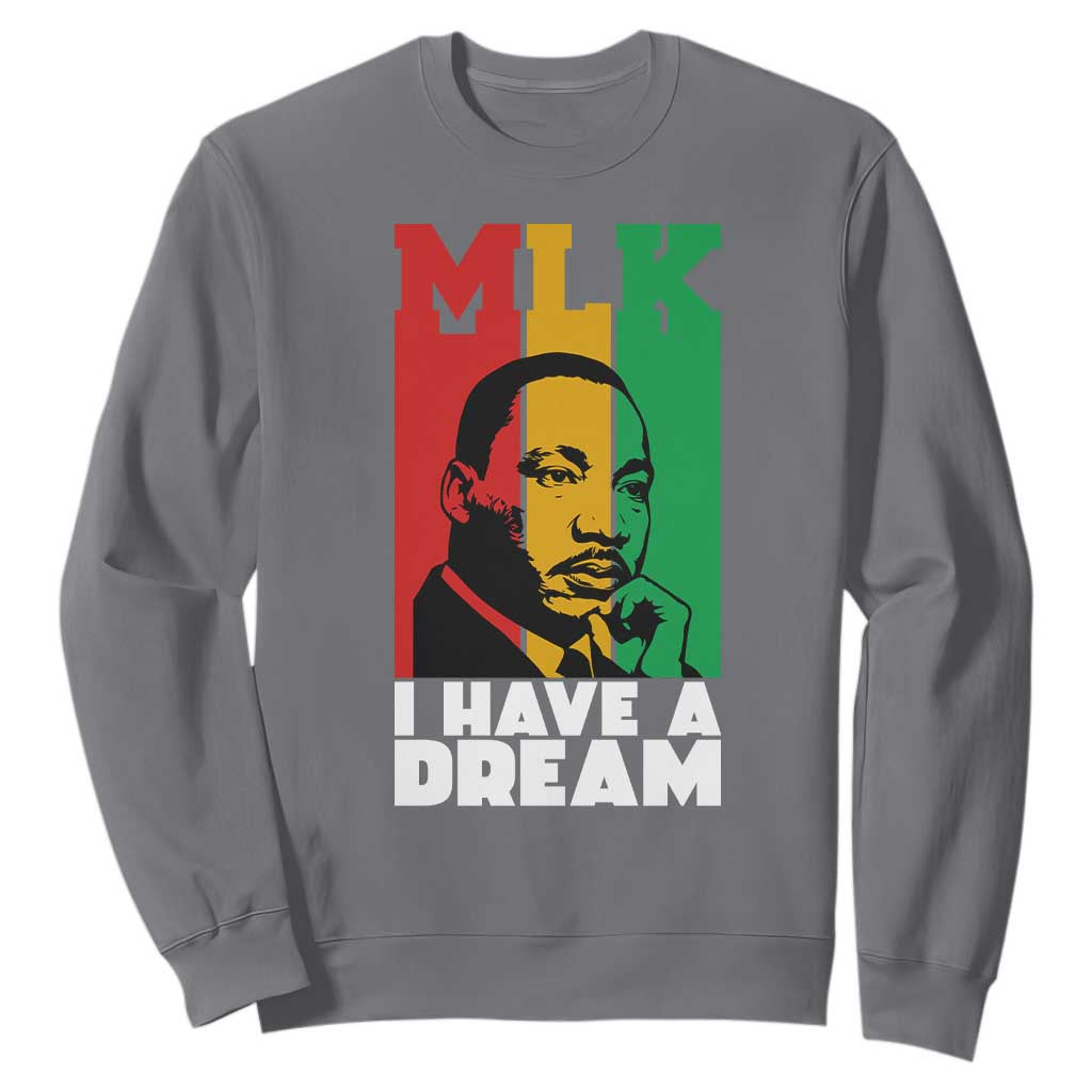 Martin Luther King Jr Sweatshirt I Have Dream MLK Quote - African Pride