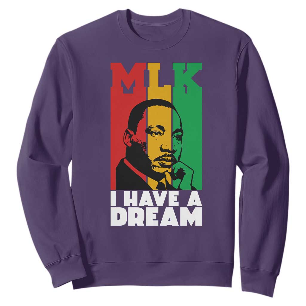 Martin Luther King Jr Sweatshirt I Have Dream MLK Quote - African Pride