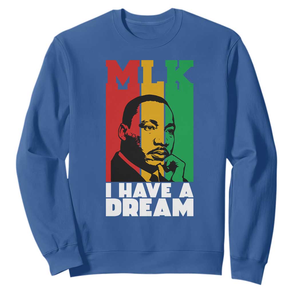 Martin Luther King Jr Sweatshirt I Have Dream MLK Quote - African Pride
