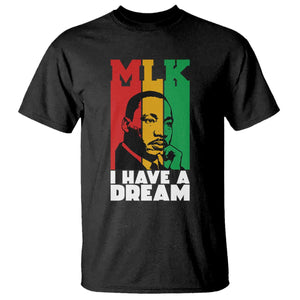 Martin Luther King Jr T Shirt I Have Dream MLK Quote - African Pride