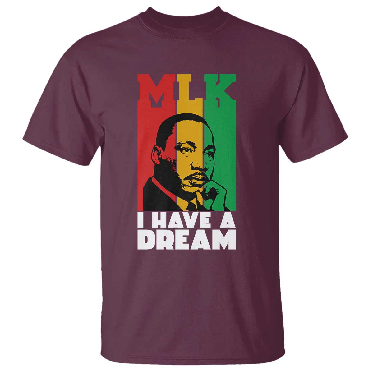 Martin Luther King Jr T Shirt I Have Dream MLK Quote - African Pride