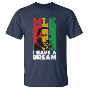 Martin Luther King Jr T Shirt I Have Dream MLK Quote - African Pride