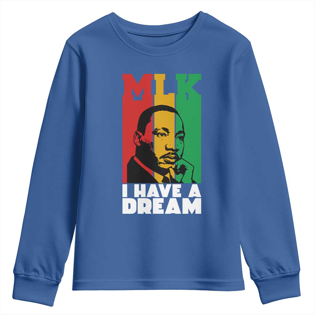 Martin Luther King Jr Youth Sweatshirt I Have Dream MLK Quote - African Pride