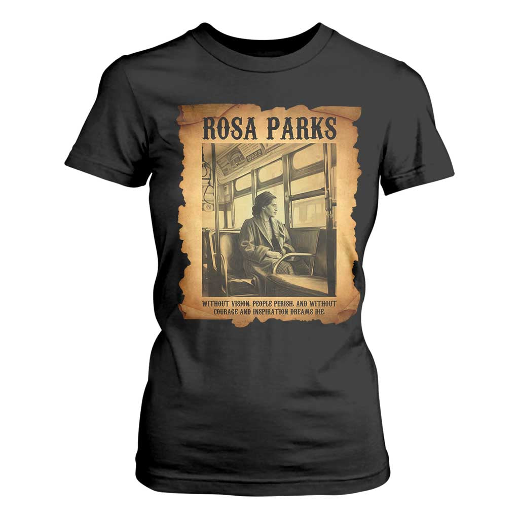 Rosa Parks Quote T Shirt For Women Black Movement Protest - African Pride