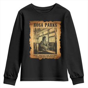 Rosa Parks Quote Youth Sweatshirt Black Movement Protest - African Pride