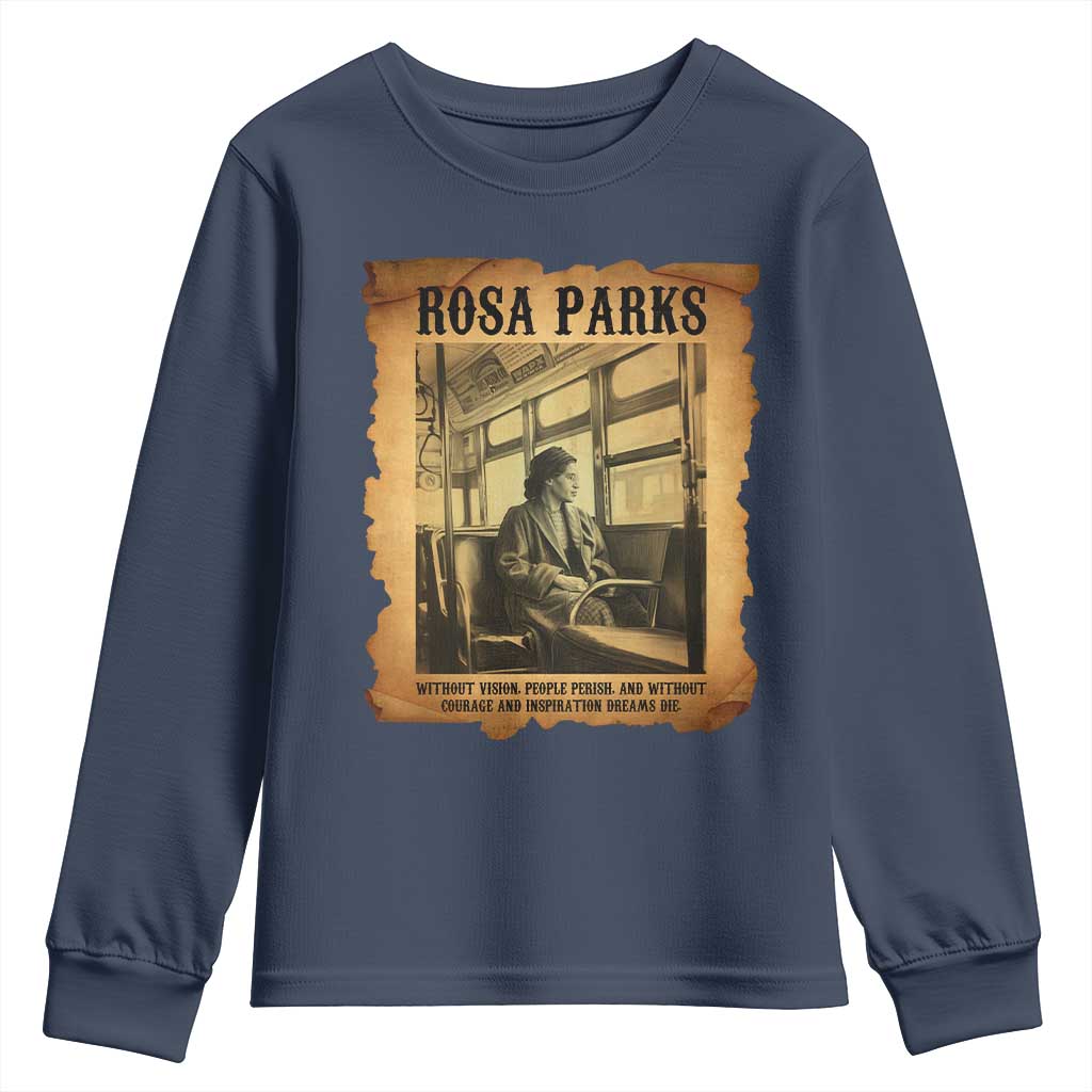 Rosa Parks Quote Youth Sweatshirt Black Movement Protest - African Pride