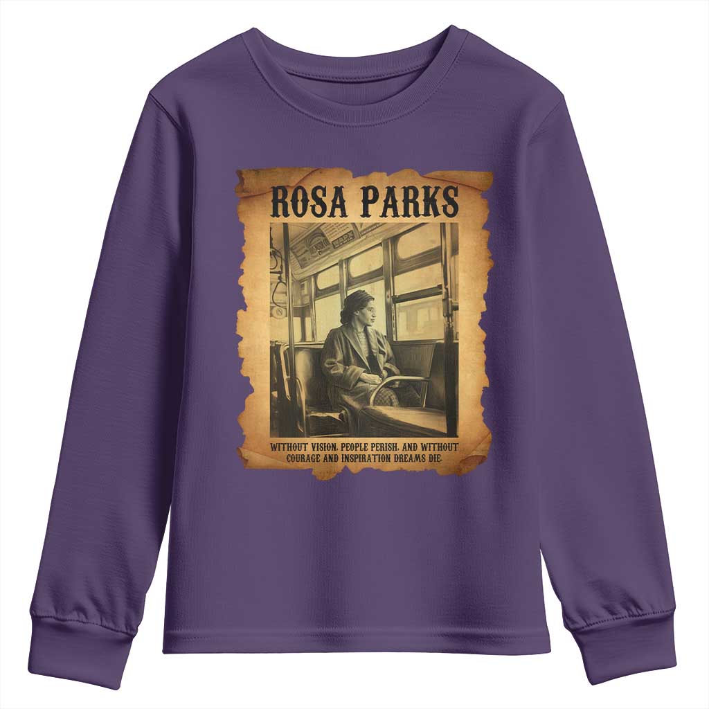 Rosa Parks Quote Youth Sweatshirt Black Movement Protest - African Pride