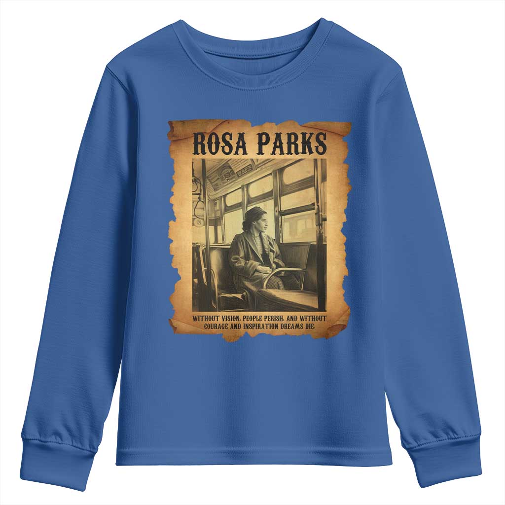 Rosa Parks Quote Youth Sweatshirt Black Movement Protest - African Pride