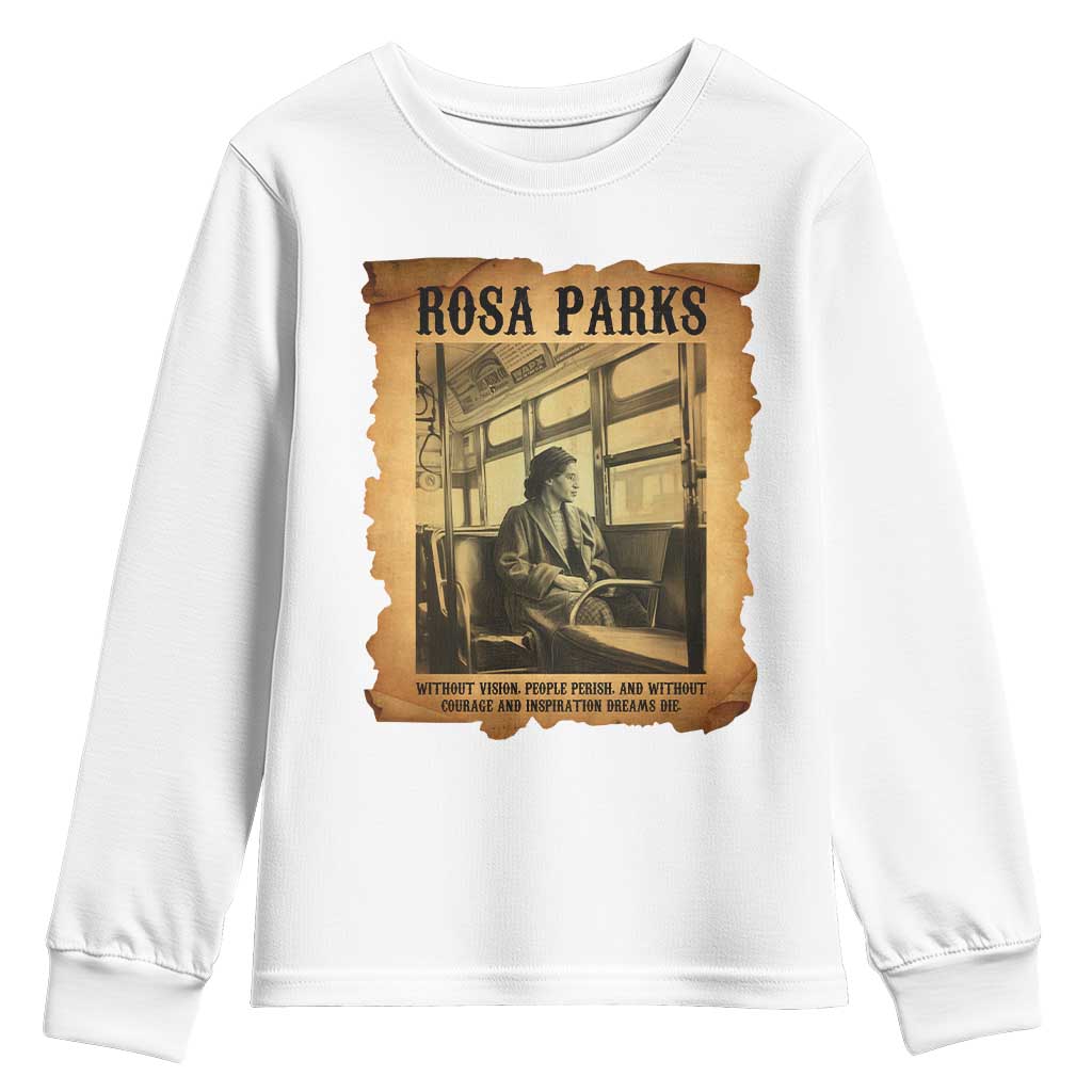 Rosa Parks Quote Youth Sweatshirt Black Movement Protest - African Pride