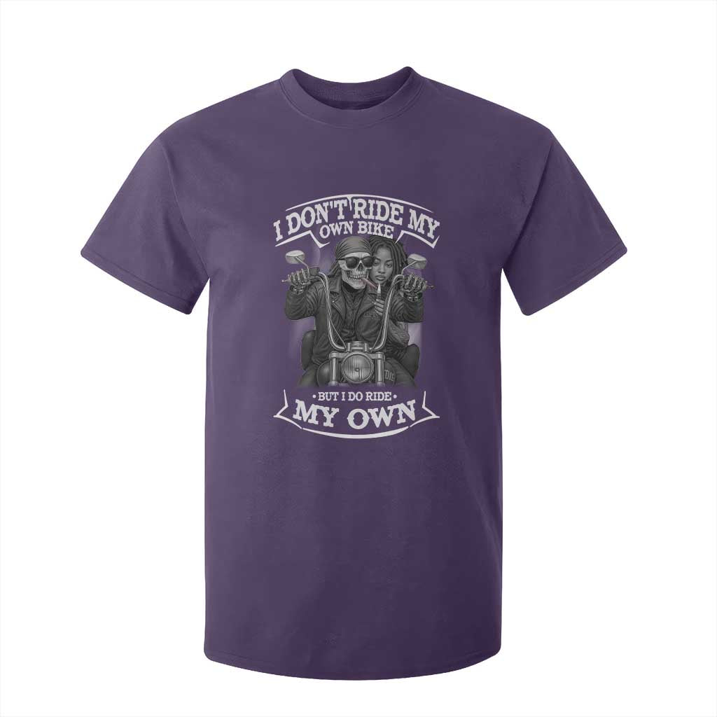 African American Motorcycle Skeleton Biker T Shirt For Kid - African Pride