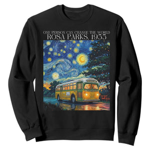 Rosa Parks Sweatshirt Starry Night Van Gogh Black History African