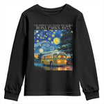 Rosa Parks Youth Sweatshirt Starry Night Van Gogh Black History African