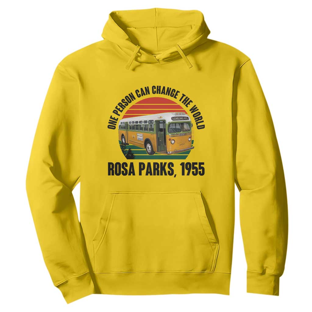 Rosa Parks Hoodie One Person Can Change The World