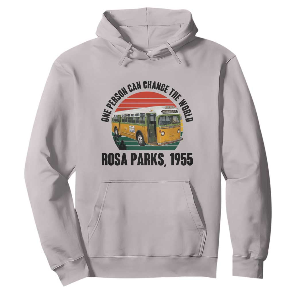 Rosa Parks Hoodie One Person Can Change The World