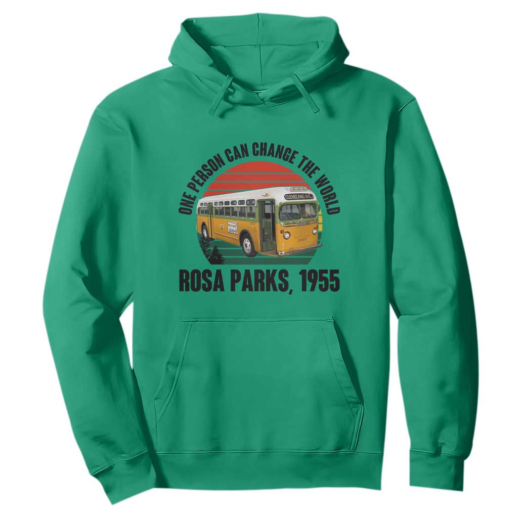 Rosa Parks Hoodie One Person Can Change The World
