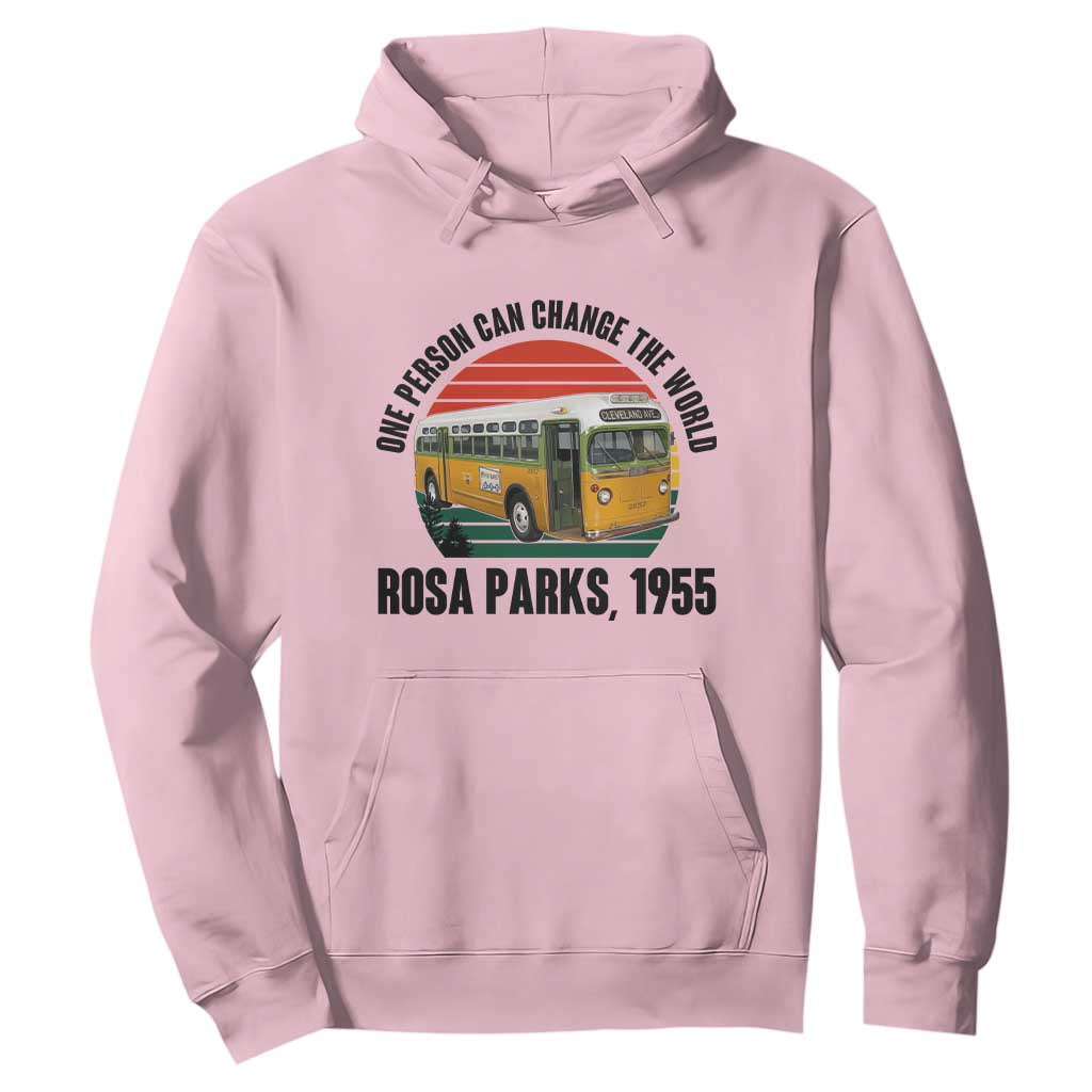 Rosa Parks Hoodie One Person Can Change The World