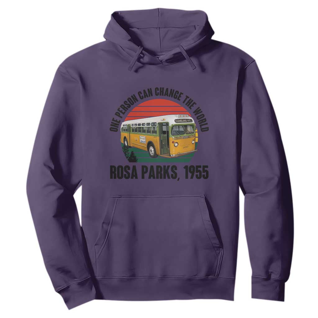 Rosa Parks Hoodie One Person Can Change The World