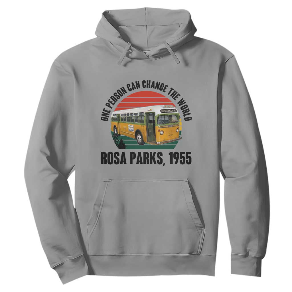 Rosa Parks Hoodie One Person Can Change The World