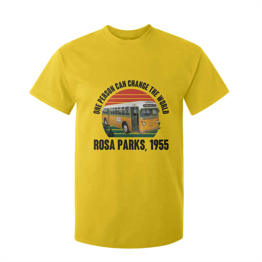 Rosa Parks T Shirt For Kid One Person Can Change The World