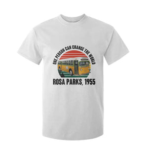 Rosa Parks T Shirt For Kid One Person Can Change The World