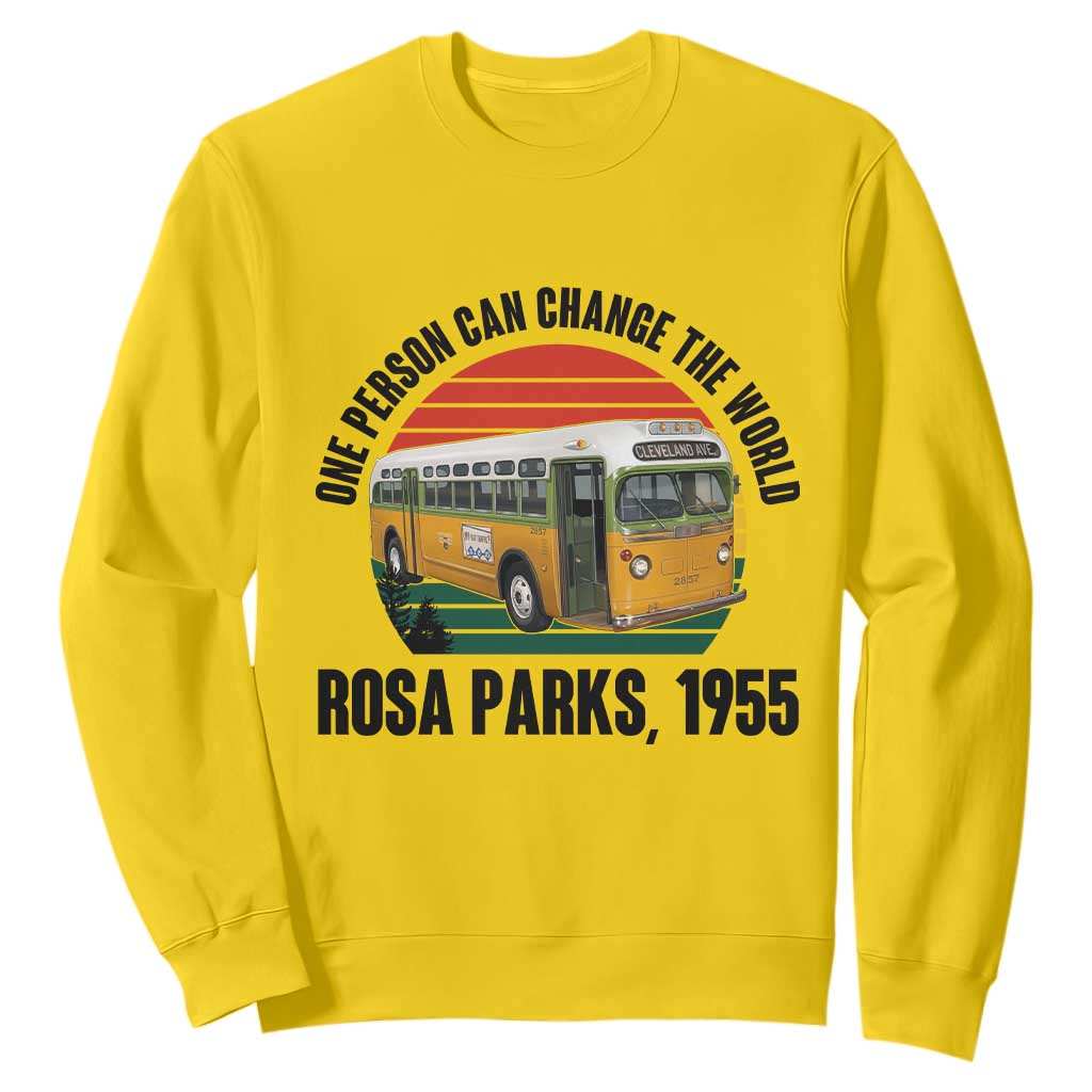 Rosa Parks Sweatshirt One Person Can Change The World