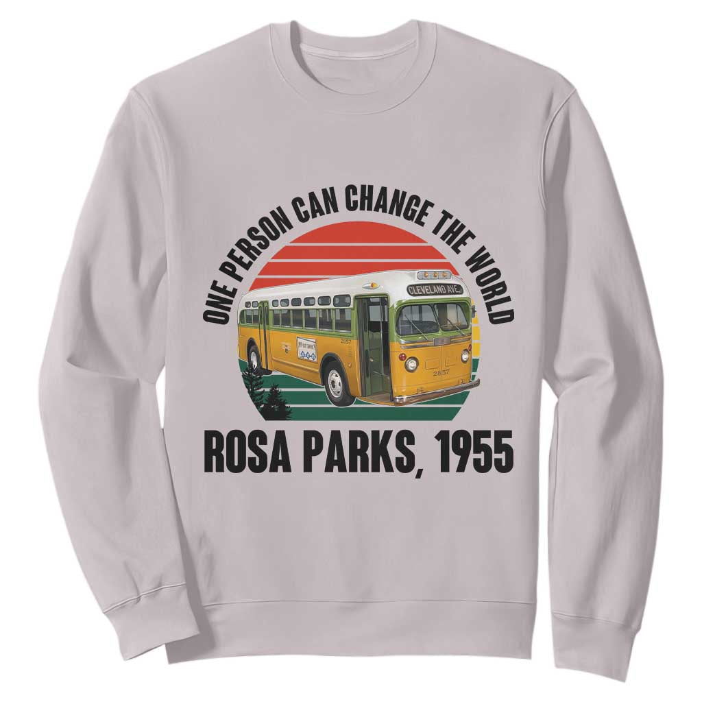 Rosa Parks Sweatshirt One Person Can Change The World