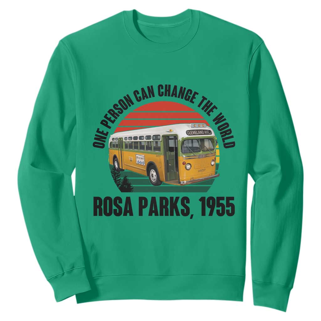 Rosa Parks Sweatshirt One Person Can Change The World