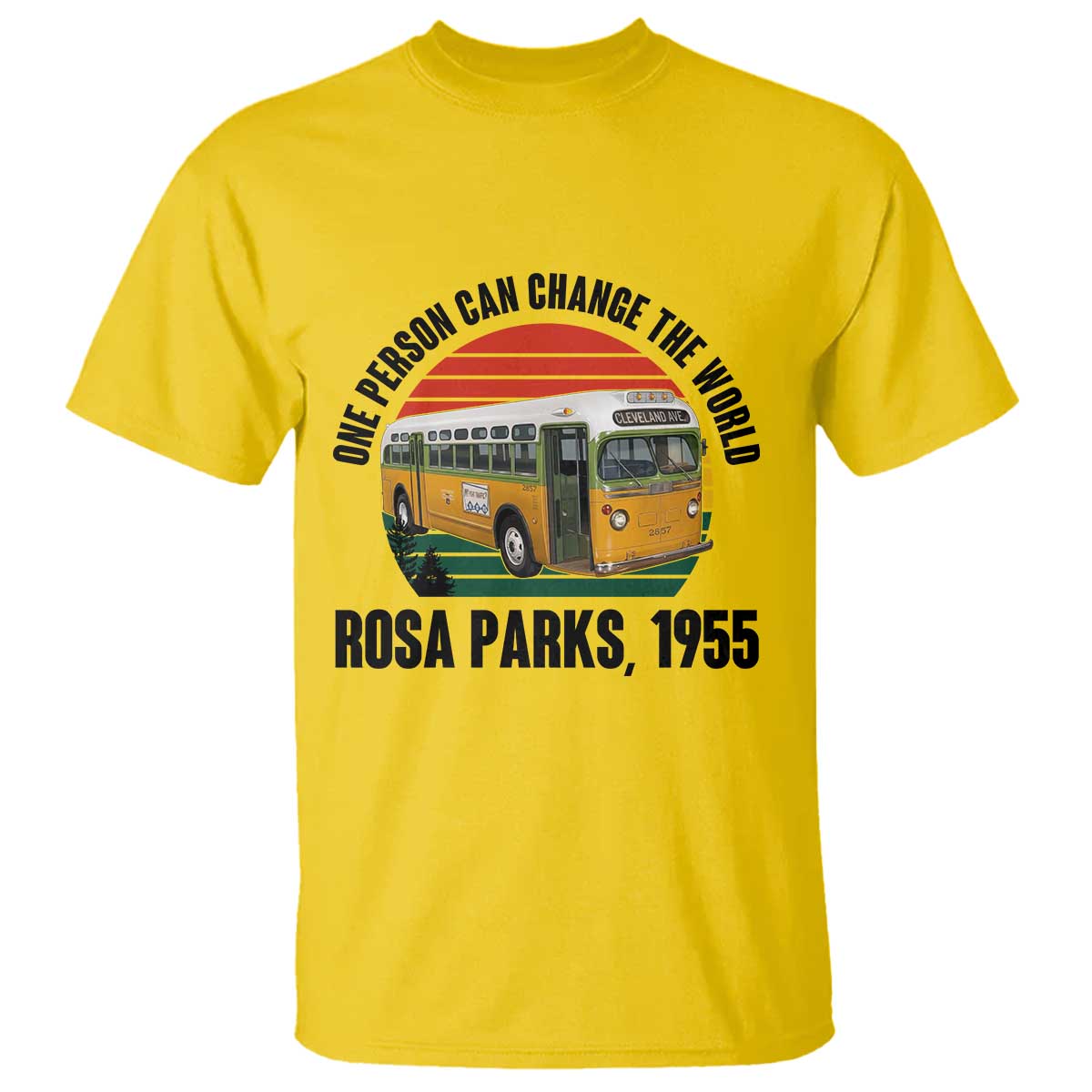 Rosa Parks T Shirt One Person Can Change The World