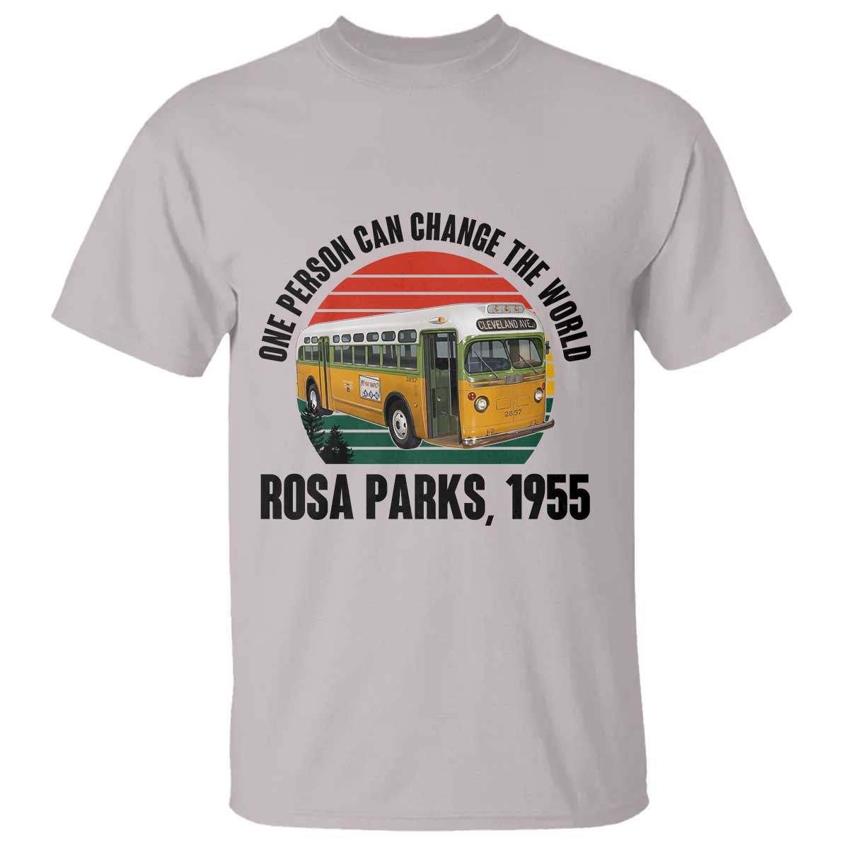 Rosa Parks T Shirt One Person Can Change The World