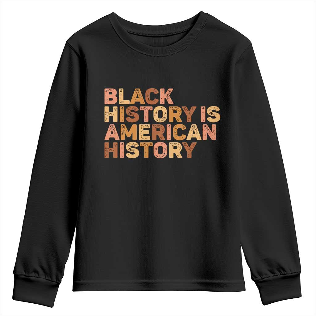 Black History Melanin African American Pride Youth Sweatshirt - African Pride
