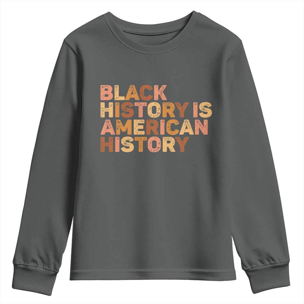 Black History Melanin African American Pride Youth Sweatshirt - African Pride