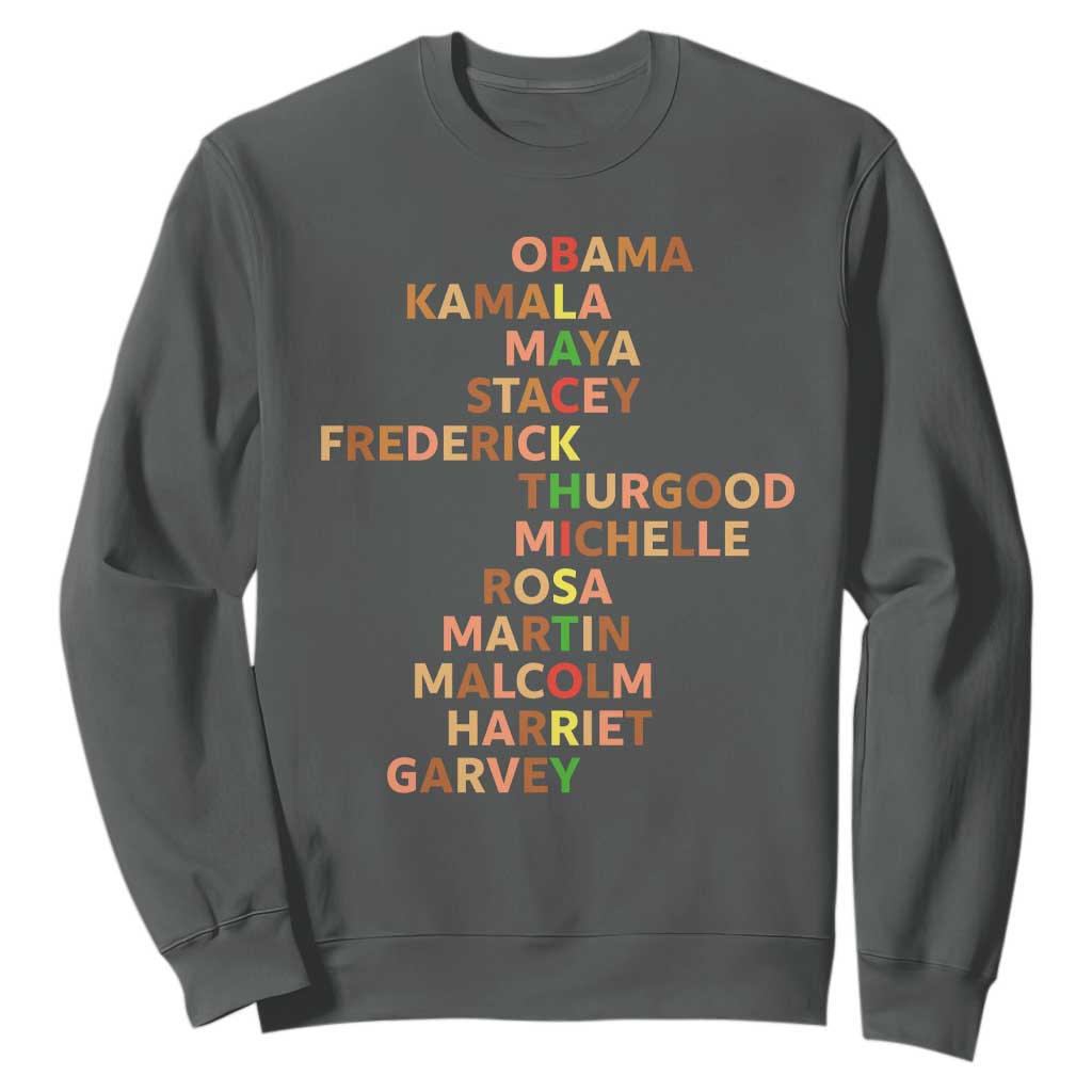 Black Leader History Melanin African American Pride Sweatshirt - African Pride