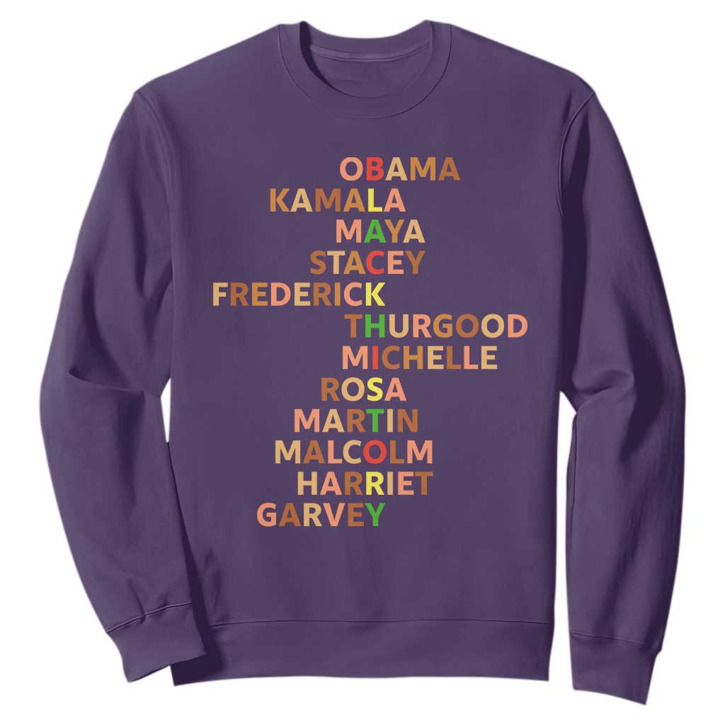 Black Leader History Melanin African American Pride Sweatshirt - African Pride