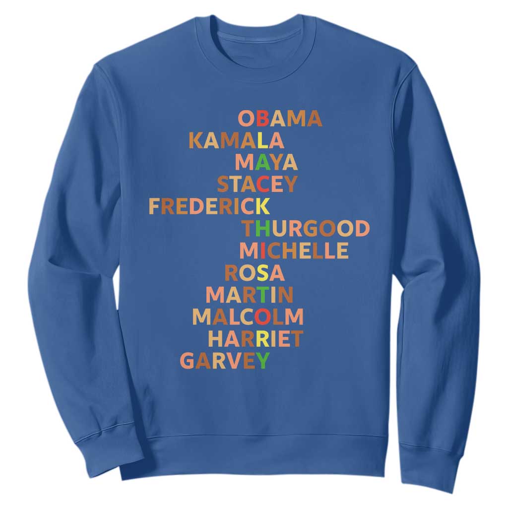 Black Leader History Melanin African American Pride Sweatshirt - African Pride