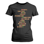 Black Leader History Melanin African American Pride T Shirt For Women - African Pride
