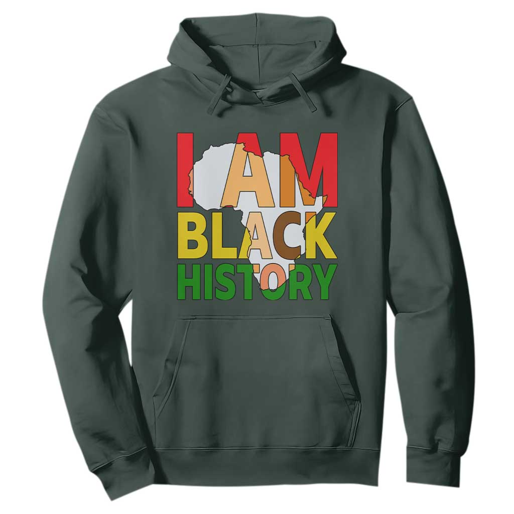 Black History Month African American Hoodie I Am Black History - African Pride