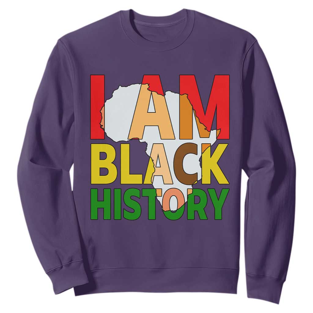 Black History Month African American Sweatshirt I Am Black History - African Pride