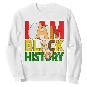 Black History Month African American Sweatshirt I Am Black History - African Pride