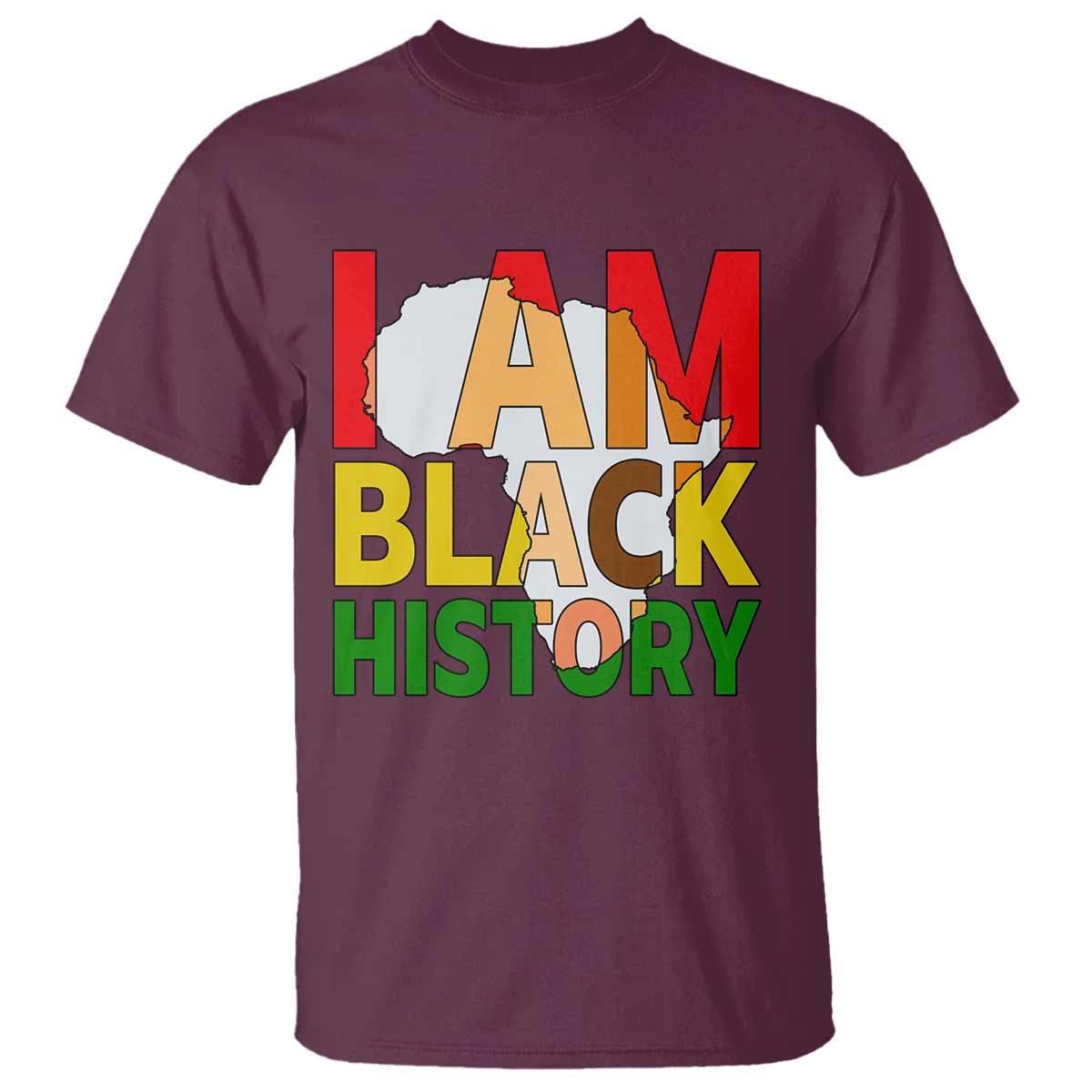Black History Month African American T Shirt I Am Black History - African Pride
