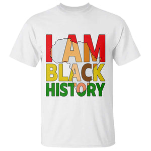 Black History Month African American T Shirt I Am Black History - African Pride