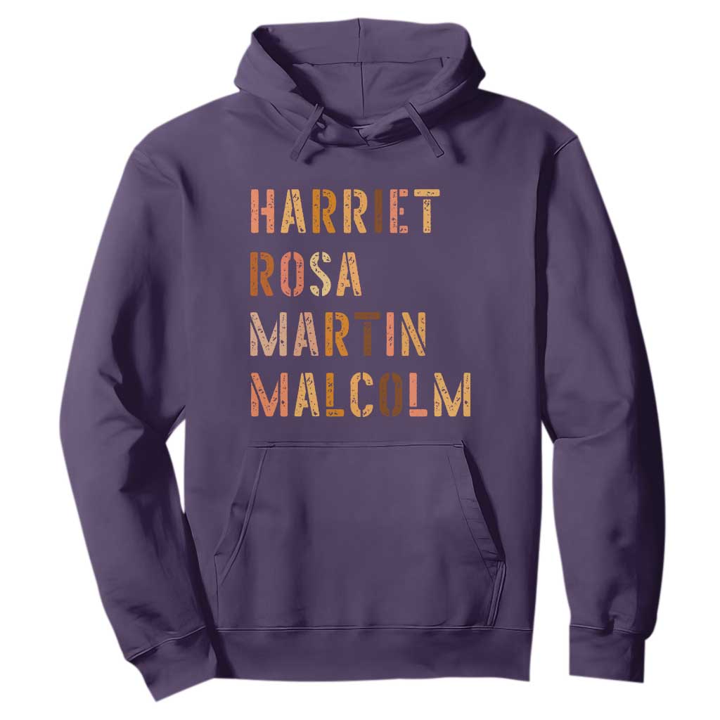 Black History Leaders Hoodie Harriet Rosa Martin Malcolm - African Pride