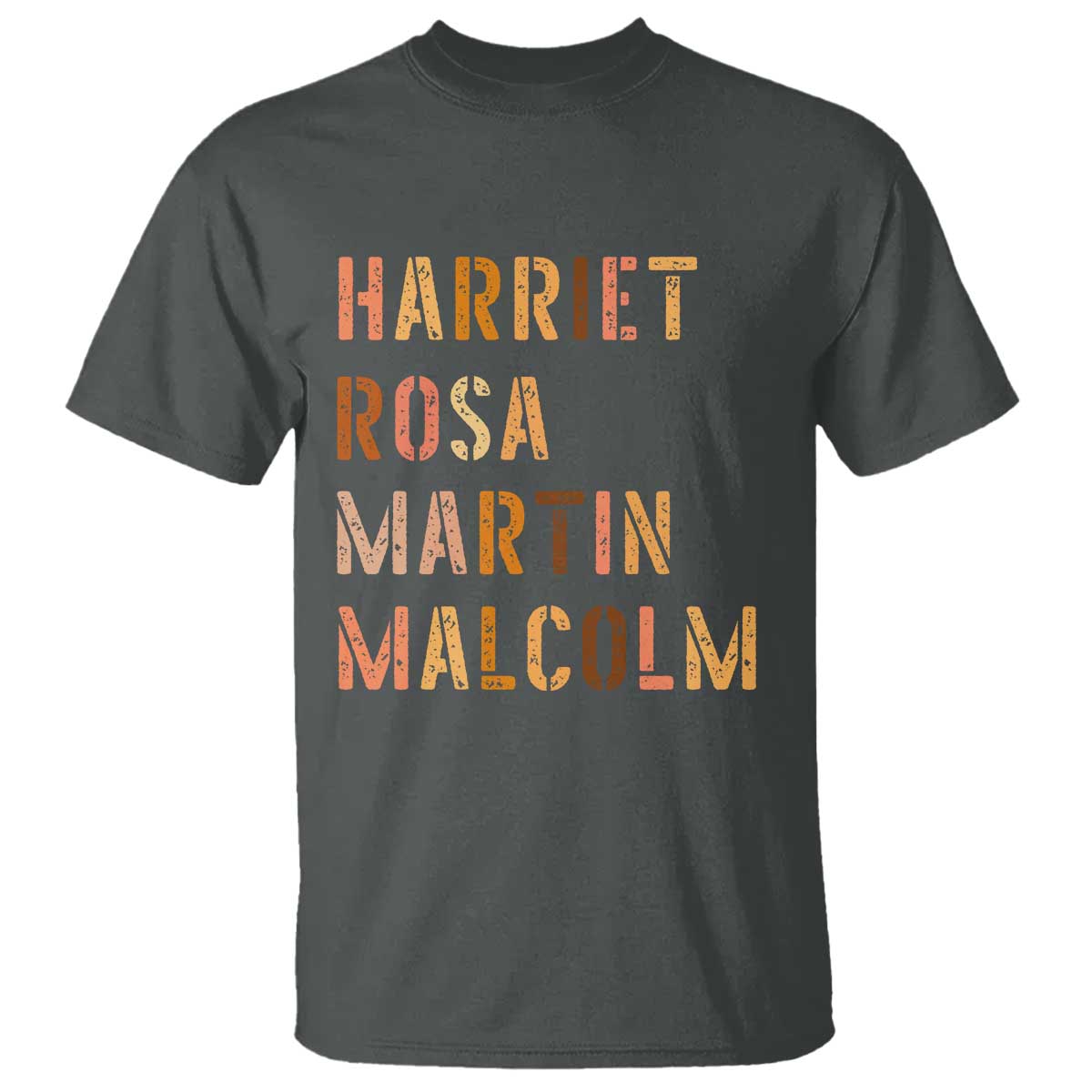 Black History Leaders T Shirt Harriet Rosa Martin Malcolm - African Pride