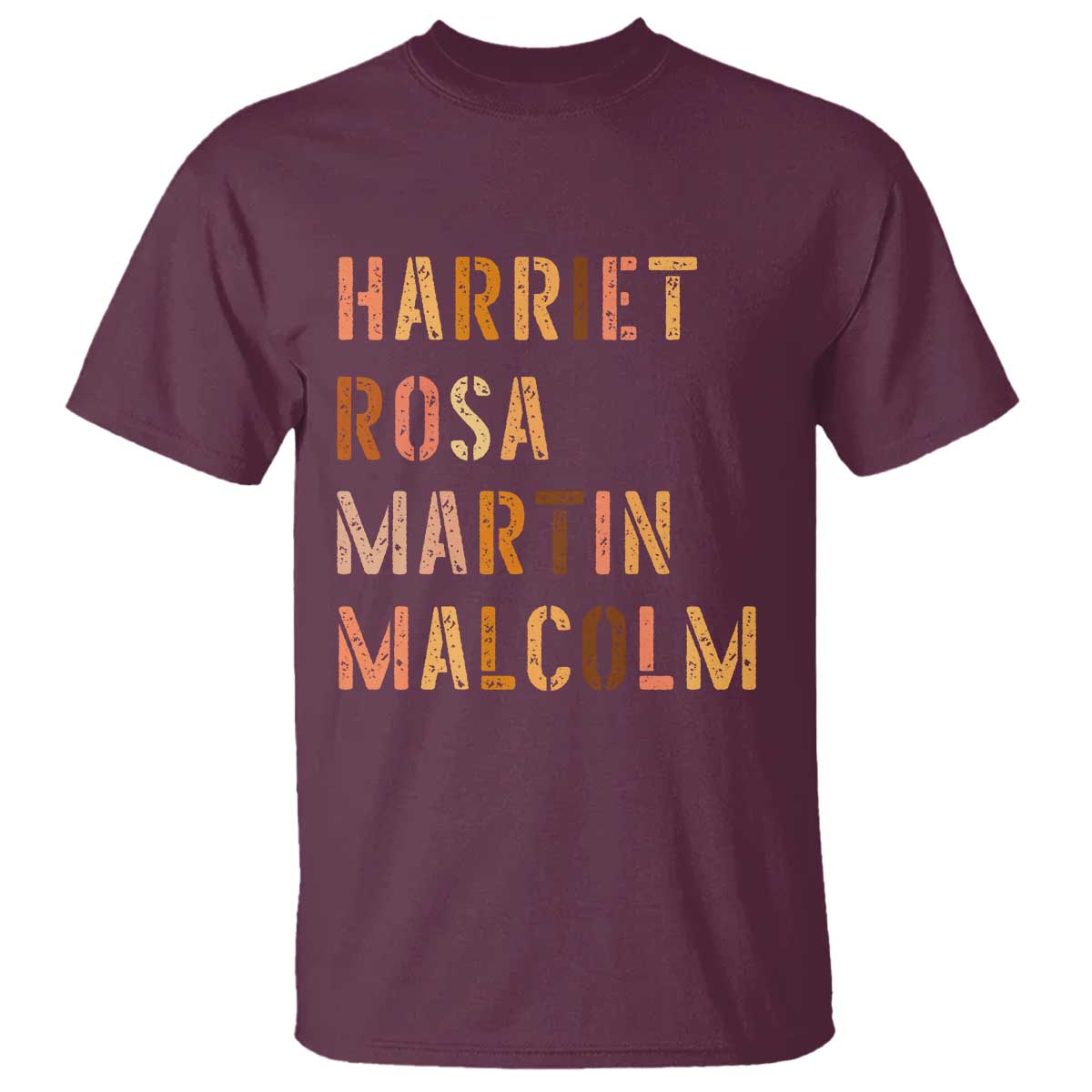 Black History Leaders T Shirt Harriet Rosa Martin Malcolm - African Pride