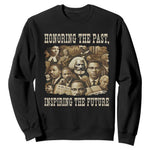 Honoring The Past Inspiring The Future Sweatshirt Black History Month - African Pride