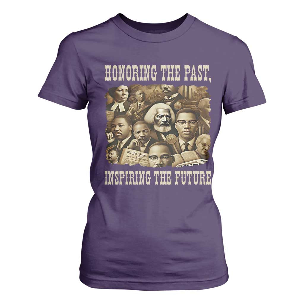 Honoring The Past Inspiring The Future T Shirt For Women Black History Month - African Pride