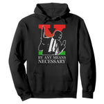 Malcolm X Hoodie By Any Means Necessary - African Pride