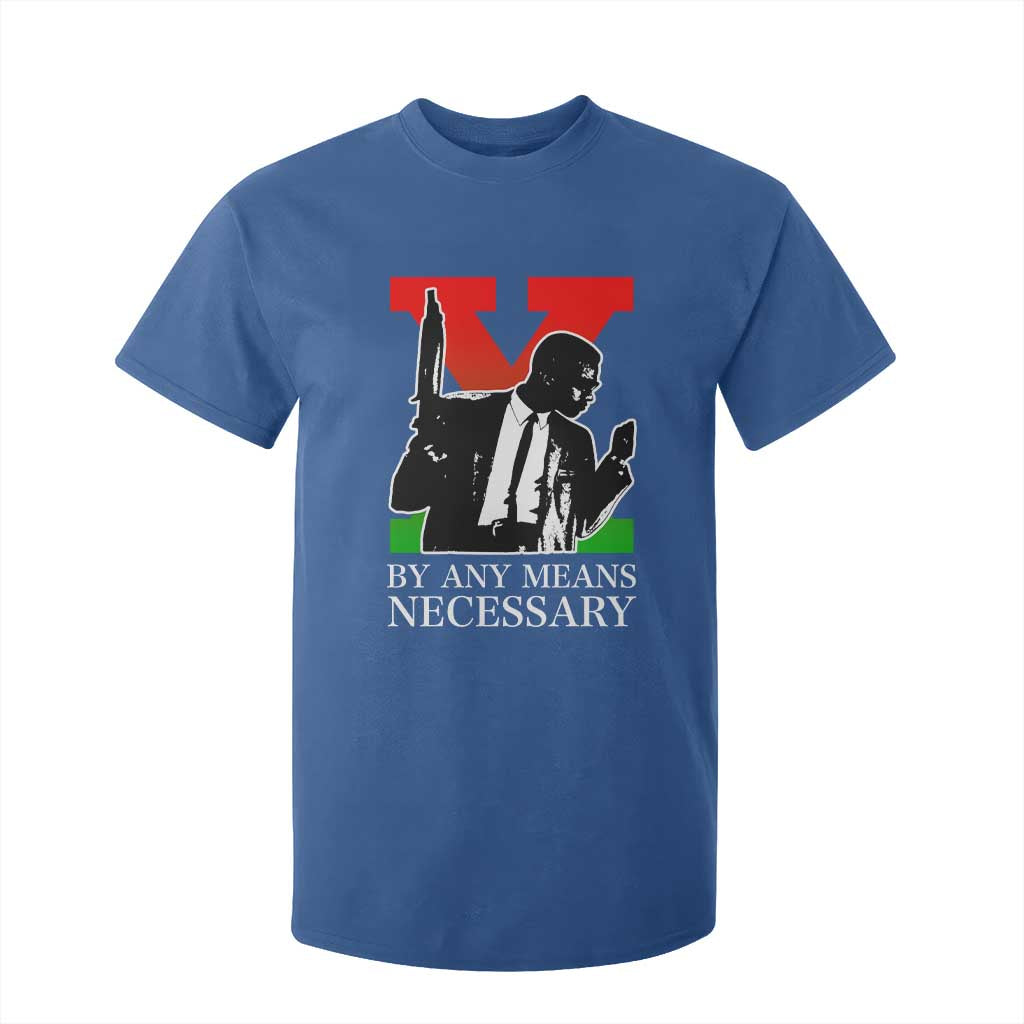 Malcolm X T Shirt For Kid By Any Means Necessary - African Pride