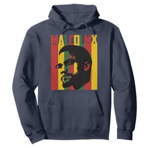 Malcolm X Hoodie Pan African Flag Black History - African Pride