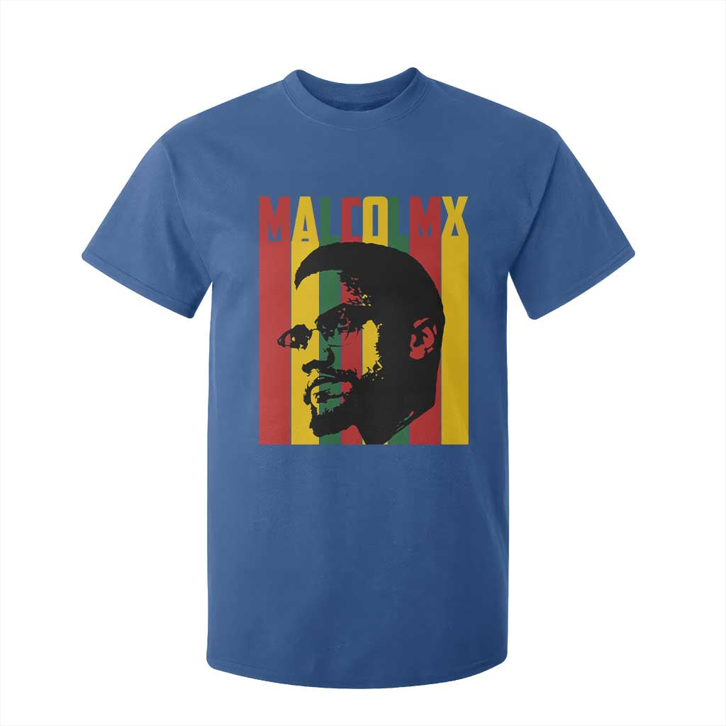 Malcolm X T Shirt For Kid Pan African Flag Black History - African Pride