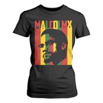 Malcolm X T Shirt For Women Pan African Flag Black History - African Pride